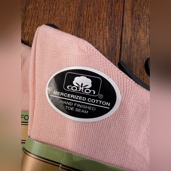 NWT Vannucci Couture pink Imperial Cotton Dress socks 3 pairs Women's shoe 6-10 - Picture 8 of 9